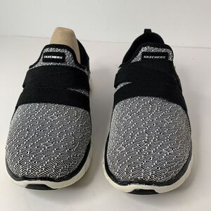 Skechers Womens SN 59841WR Slip On Comfort Athletic Black Sneaker Shoes Size 7.5